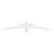 Ekena Millwork Davenport Architectural Grade PVC Gable Bracket, 84"W x 14"H x 4"D x 4"F, 4/12 Pitch GBP084X14X0404DAV00 - alternate 3